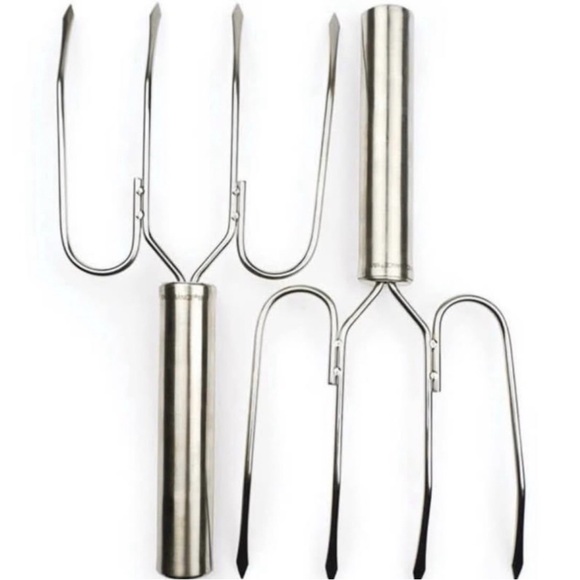 RSVP stainless steel meat/roast lifters-Thanksgiving, Christmas Dinners- New - Picture 5 of 7